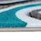 Flash Furniture Turquoise 2' x 7' Modern Plush Abstract Area Rug KP-RG952-27-TQ-GG - alternate 6